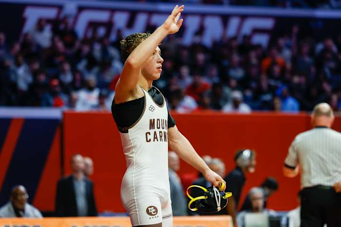 Mount Carmel's Sergio Lemley, headed to Michigan next year, finished his career with four state championships